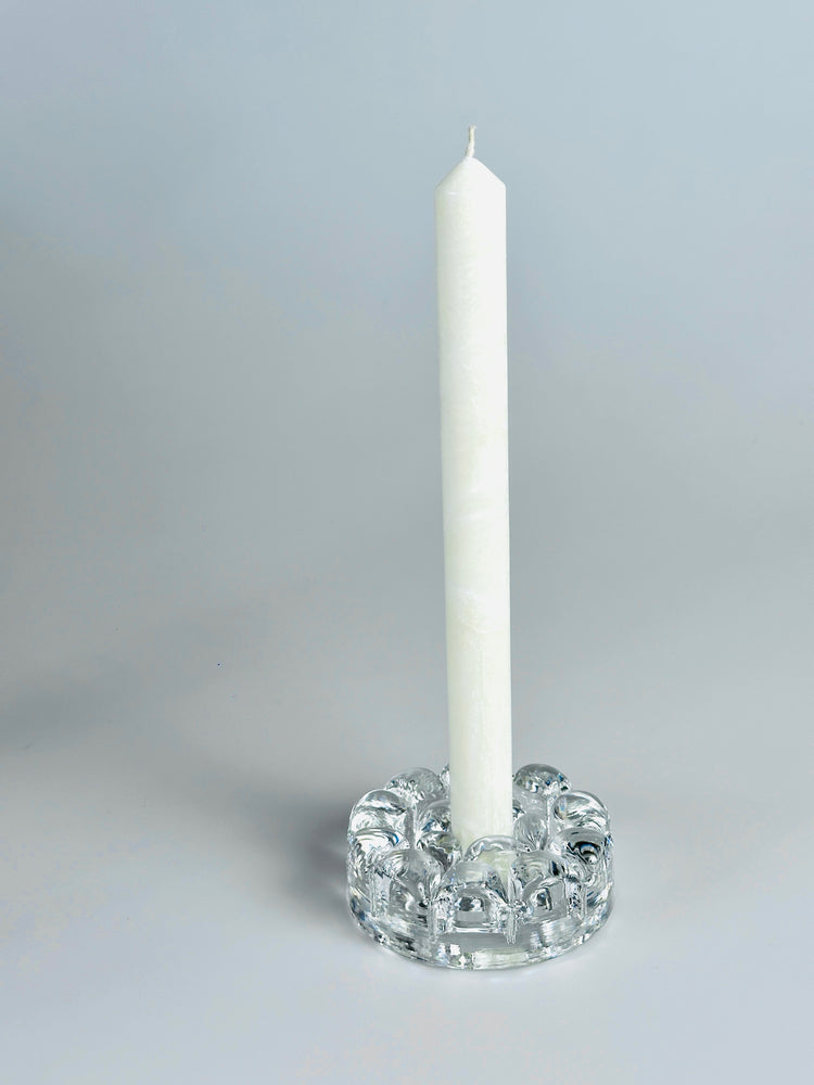 Kerstenständer Rosenthal studio-linie Bubble Glas 1970er schwer Kristallglas