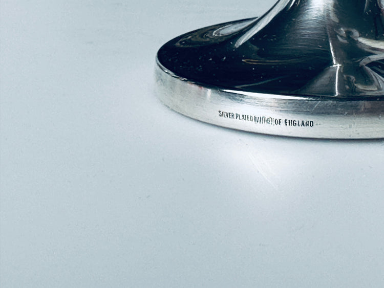 Kerzenständer Lanthe England versilbert dreiarmig Kerzenhalter 1970er