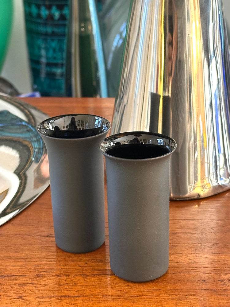 Vase Rosenthal Tapio Wirkkala Porzellan schwarz studio-linie