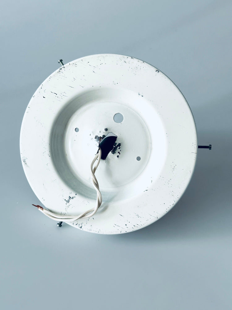 Wandleuchte Lampe Murano Glas Opalglas Italy 1970er