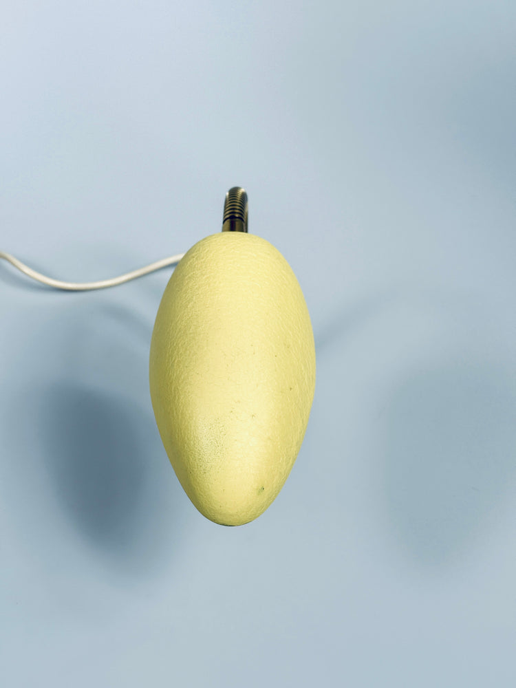 Tischleuchte klein Gebrüder Cosack Schrumpflack Lampe 1950er