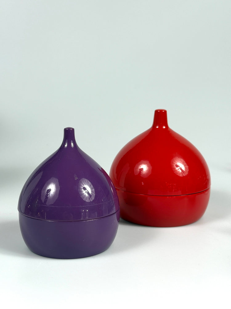 Laurids Lønborg Untersetzer Set LILA Danish Design Zwiebel 1970er