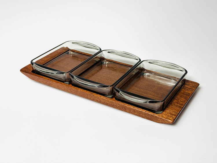 Snackschale Carousel Teakholz Dänemark Midcentury