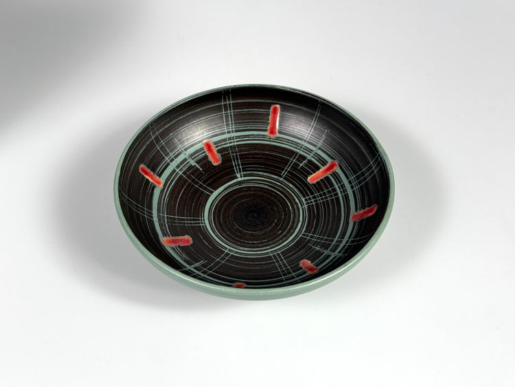 Keramik Schale bowl westgerman studio pottery Ø18 cm 1960er