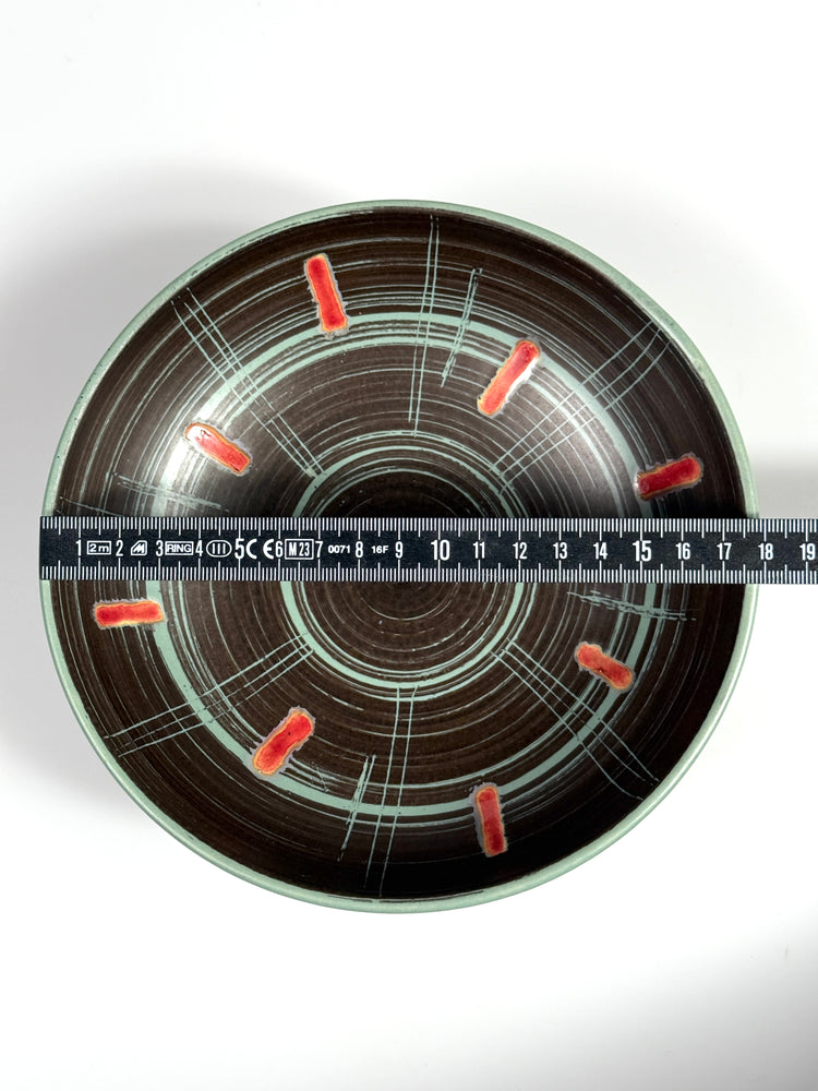 Keramik Schale bowl westgerman studio pottery Ø18 cm 1960er