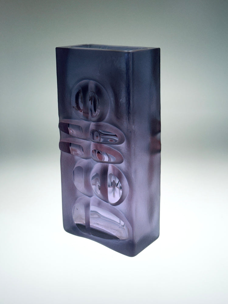 Vase Glas Peill Putzler Kunstglas Tünselmann Spaceage 1960er