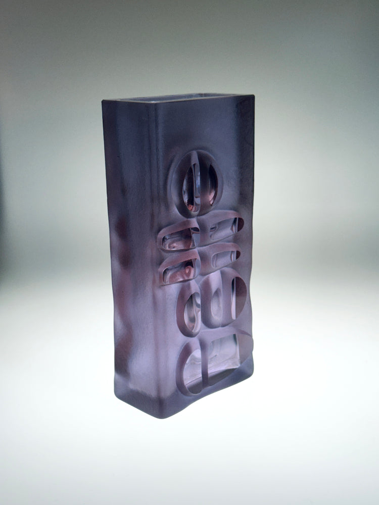 Vase Glas Peill Putzler Kunstglas Tünselmann Spaceage 1960er