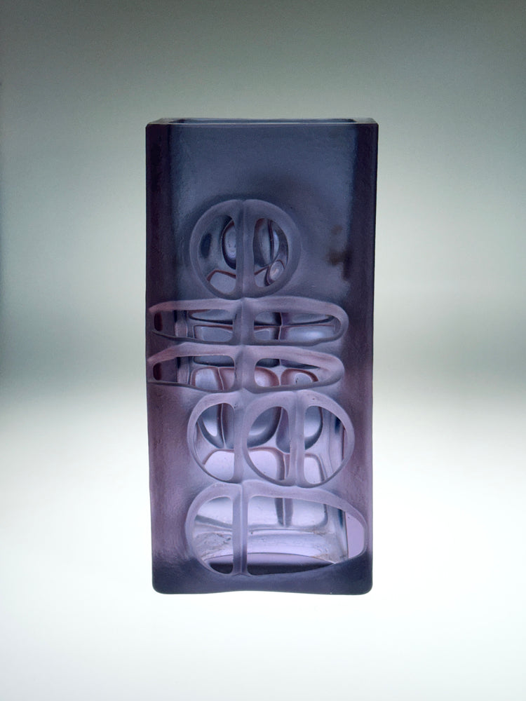 Vase Glas Peill Putzler Kunstglas Tünselmann Spaceage 1960er