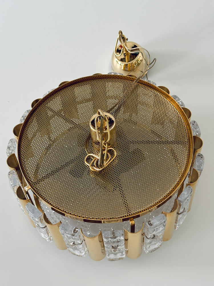 Deckenleuchte Lampe Fagerlund Orrefors Sweden Regency 1960s