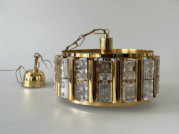 Deckenleuchte Lampe Fagerlund Orrefors Sweden Regency 1960s