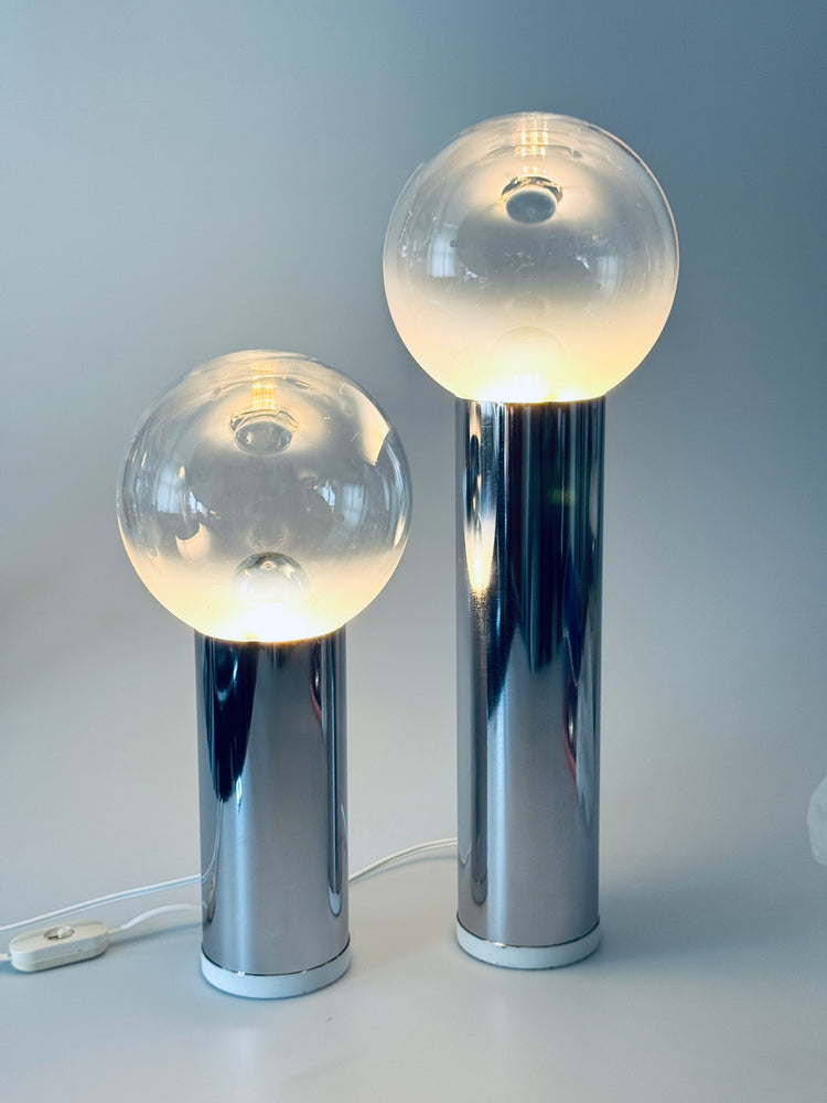 Oma italy reggiani Tischlampe Paar Spaceage