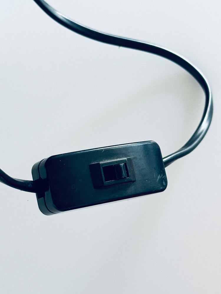 1970er Steuler Lampe OpArt Tischleuchte Keramik Orange Wirbel Cube West German Pottery Spaceage