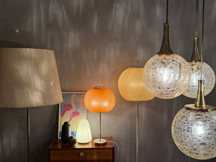 Kaskadenlampe Pendelleuchte Lampe Bankamp Gold Messing 1970er