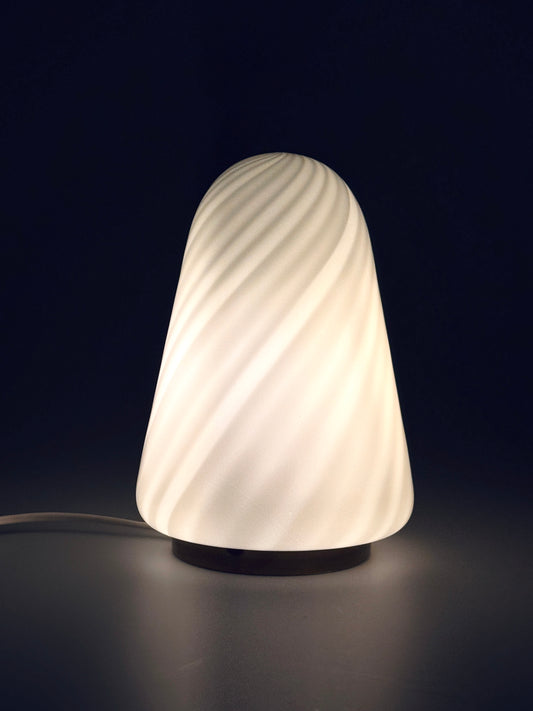 Muranoglas Lampe erleuchtet