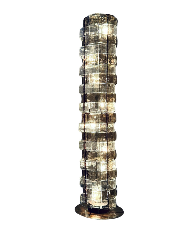 Opulente Stehlampe von Carlo Nason für Mazzega Muranoglas 1970er