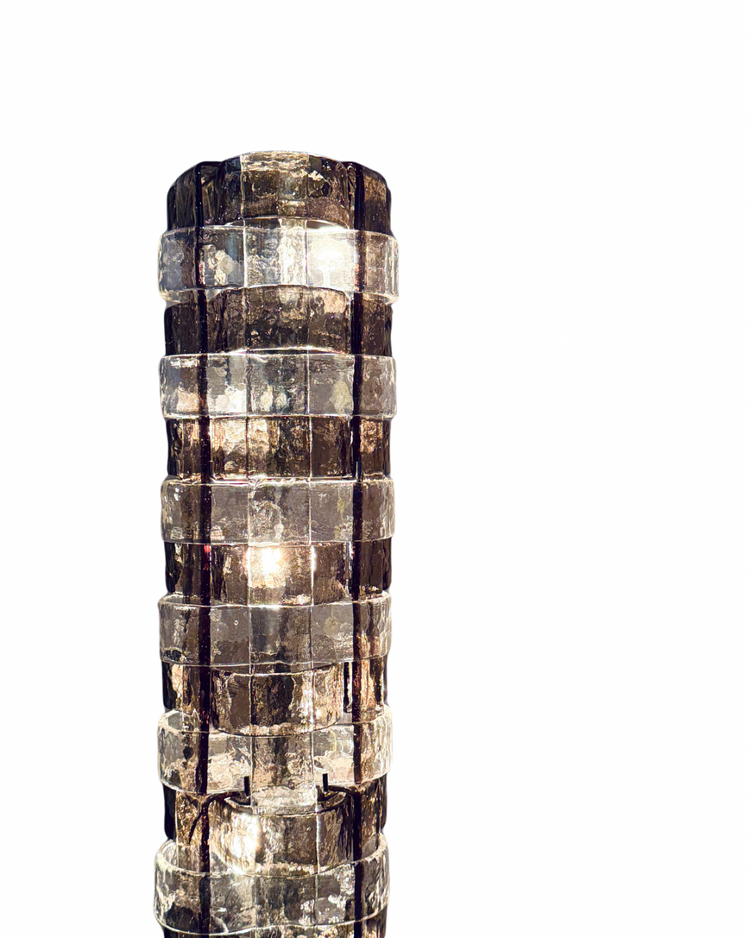 Opulente Stehlampe von Carlo Nason für Mazzega Muranoglas 1970er