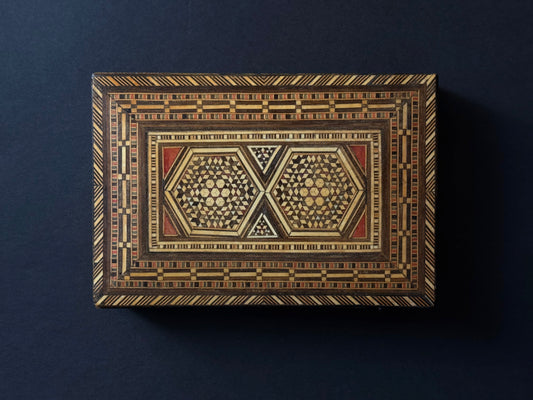 Holzschatulle naher Osten antik 1900