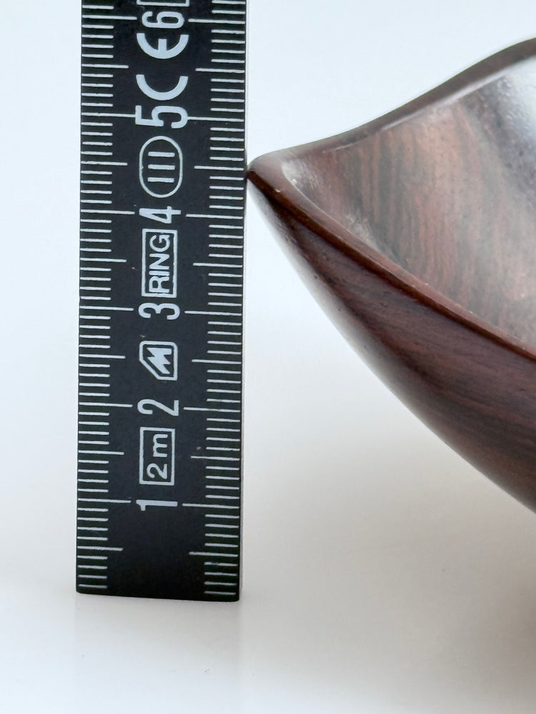 Rosewood bowl, handmade from Jacaranda wood, Brazil Wood Art