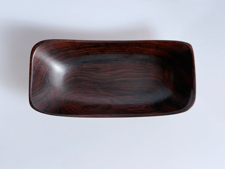 Rosewood bowl, handmade from Jacaranda wood, Brazil Wood Art