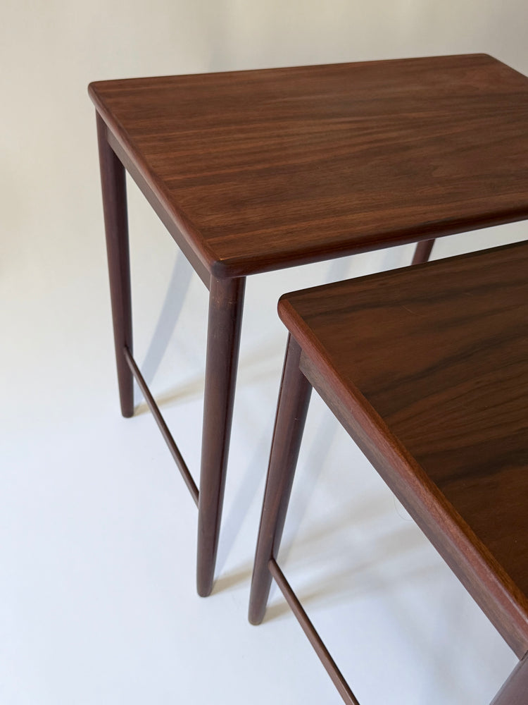 Satztische 3-er Set aus Palisander Danish Modern Vintage 1960er