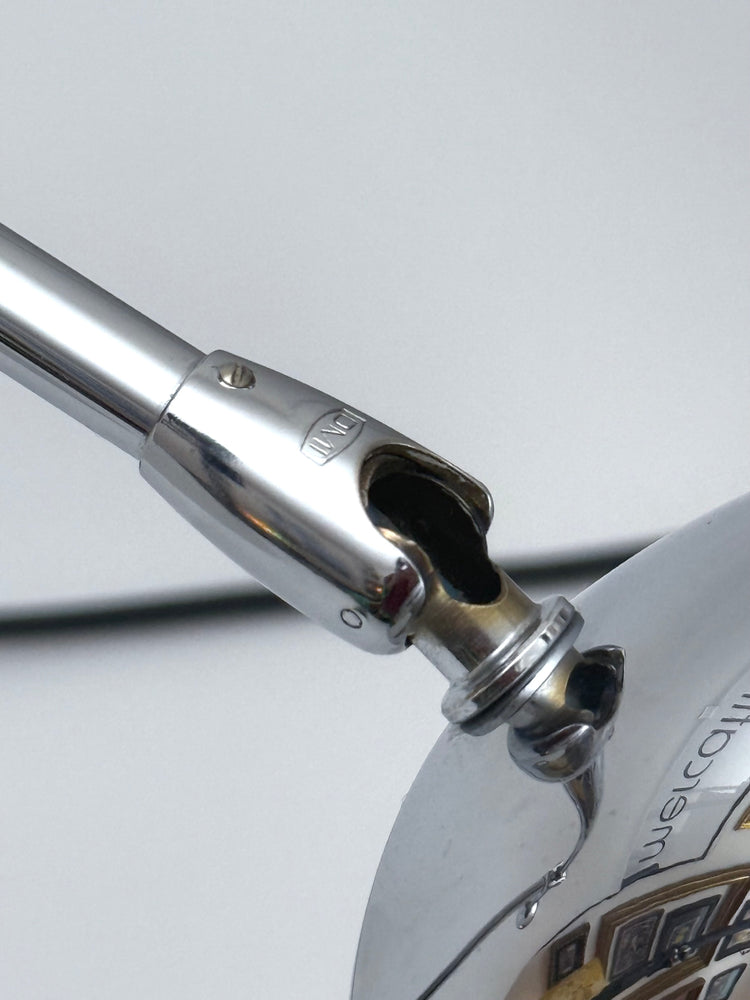 Verchromte Tischleuchte von Hustadtleuchten V3164/01 1970er