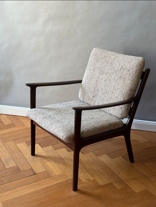 Easychair PJ 112 Design Ole Wanscher für Poul Jeppesen 50er