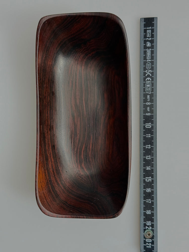 Rosewood bowl, handmade from Jacaranda wood, Brazil Wood Art