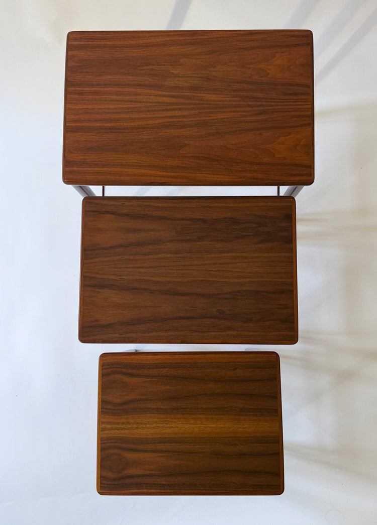 Satztische 3-er Set aus Palisander Danish Modern Vintage 1960er