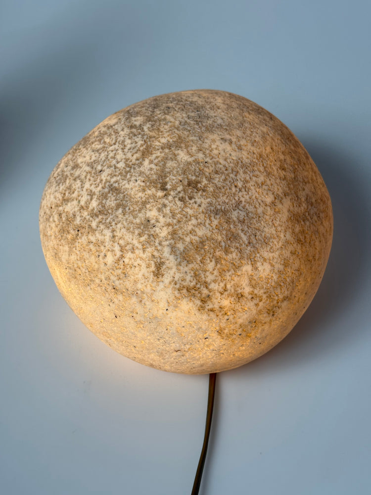 Moon Rock Kieselleuchte von Falkenberg, Entwurf André Cazenave 1970er/80er