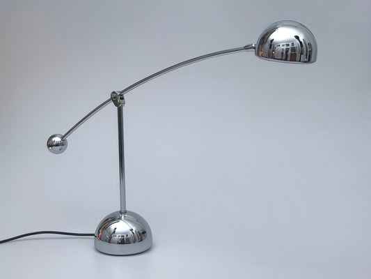 Verchromte Tischleuchte von Hustadtleuchten V3164/01 1970er
