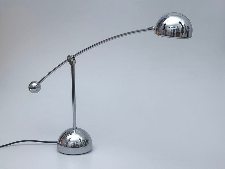 Verchromte Tischleuchte von Hustadtleuchten V3164/01 1970er