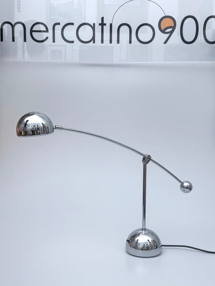 Verchromte Tischleuchte von Hustadtleuchten V3164/01 1970er