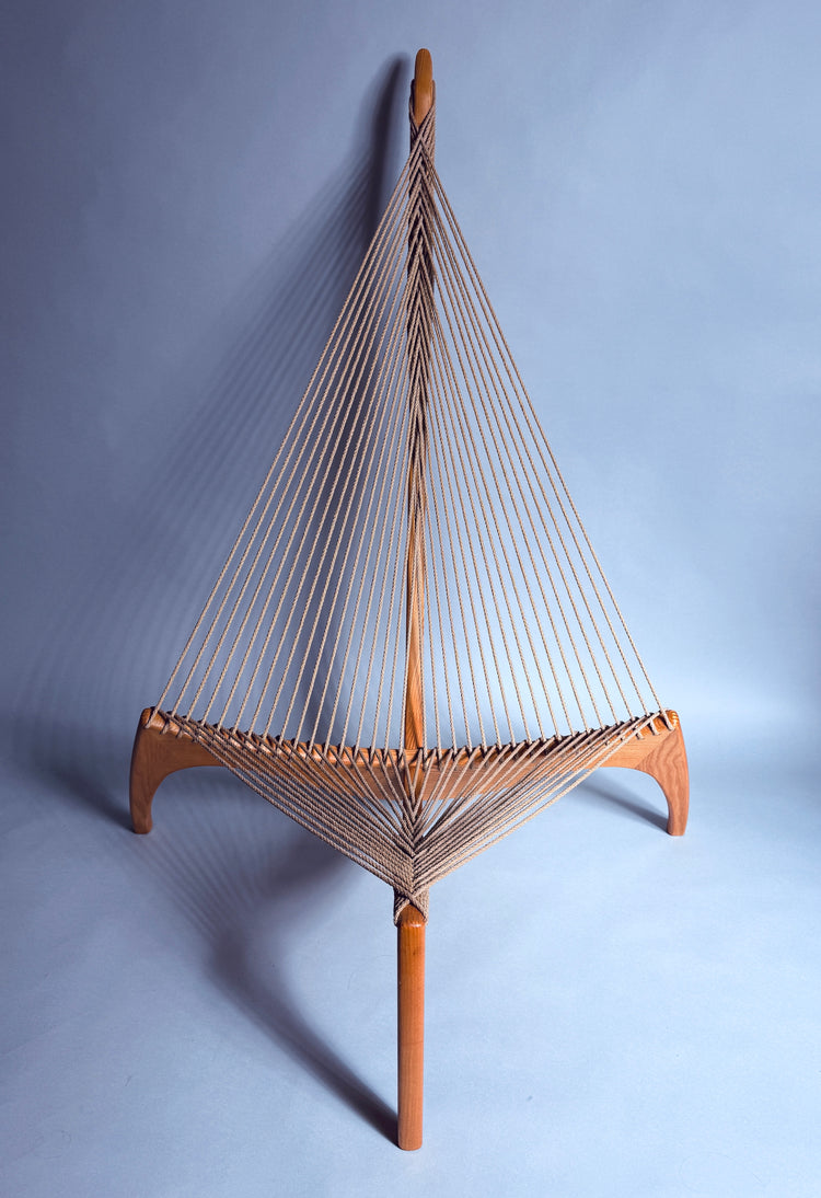 Harp Chair von Jørgen Høvelskov aus Eschenholz, Dänemark, 1960er