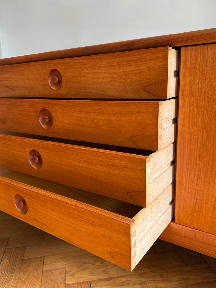Großes Sideboard in Teak von H.W.Klein für Bramin Møbler, Dänemark, 1960er