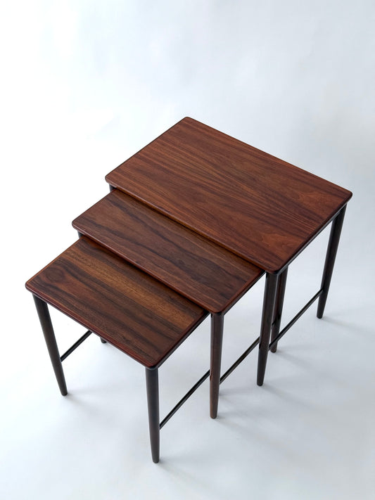 Satztische aus Palisander Danish 1960s