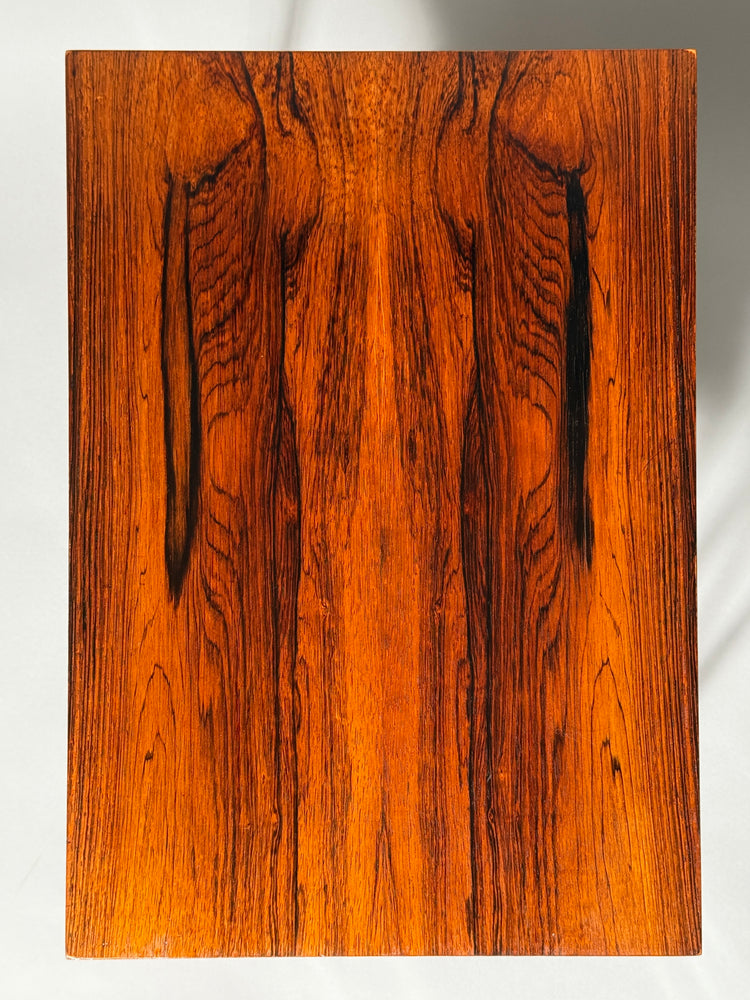 Beistelltisch Satztisch Palisander Chrom Pastoe 1970er