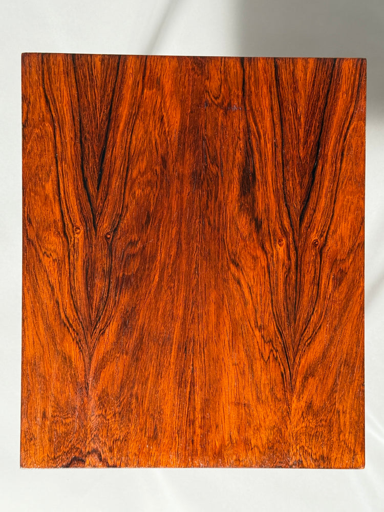 Beistelltisch Satztisch Palisander Chrom Pastoe 1970er