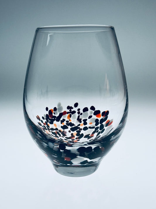 6er Set Weingläser Weinglas Design Johanna Jelinek Handarbeit 1990er Ikea Dots Punkte