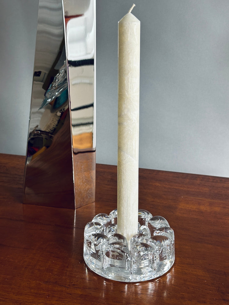 Kerstenständer Rosenthal studio-linie Bubble Glas 1970er schwer Kristallglas