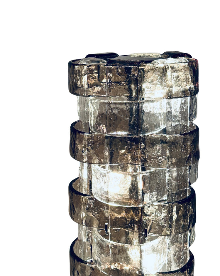 Opulente Stehlampe von Carlo Nason für Mazzega Muranoglas 1970er